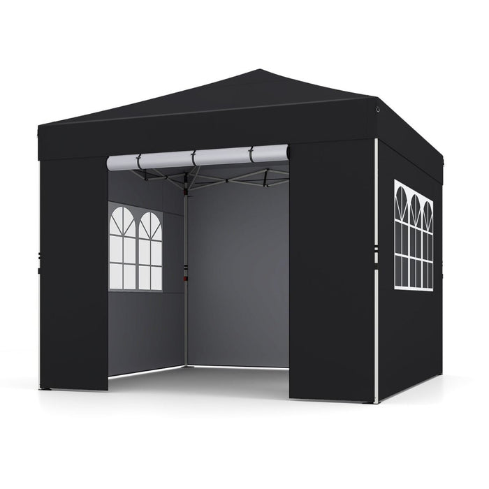 3 x 3 m Pop Up Canopy Tent with 4 Sidewalls Waterproof Shelter Tent