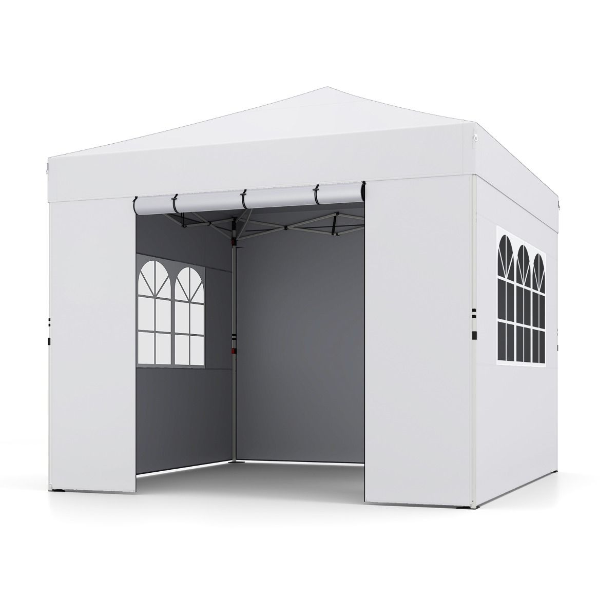 3 x 3 m Pop Up Canopy Tent with 4 Sidewalls Waterproof Shelter Tent