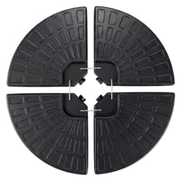 4-Piece Cantilever Offset Patio Market Umbrella Base