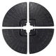 4-Piece Cantilever Offset Patio Market Umbrella Base