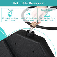 4-Piece Cantilever Offset Patio Market Umbrella Base