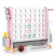 4-in-a-Row Game Set with Mesh Pocket for Indoor & Outdoor Holiday Parties