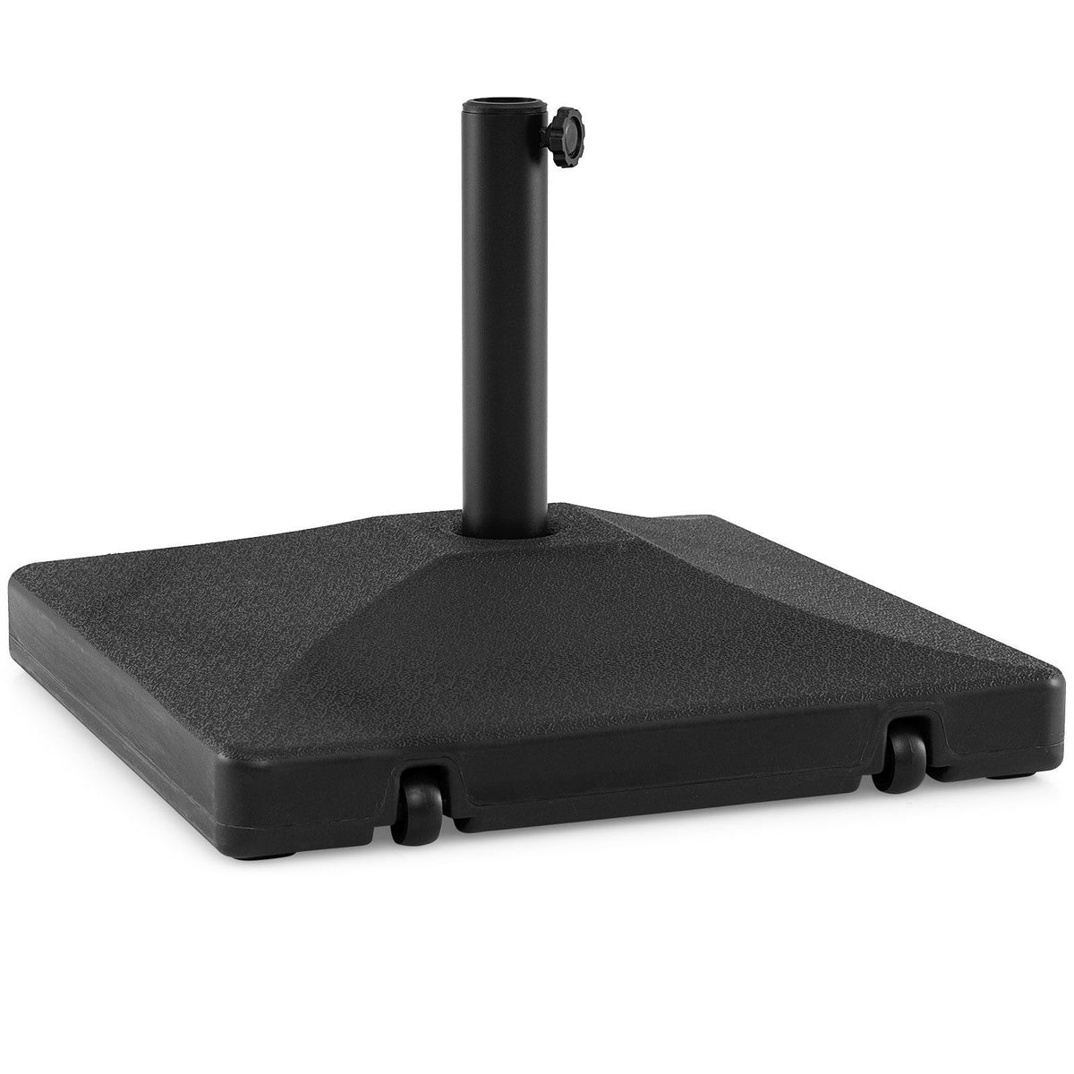 40kg Fillable Umbrella Base with 2 Wheels for 39-49mm Poles