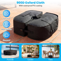 40kg Umbrella Base Weight Sandbags 900D Oxford Stand Weights (Without Sand)
