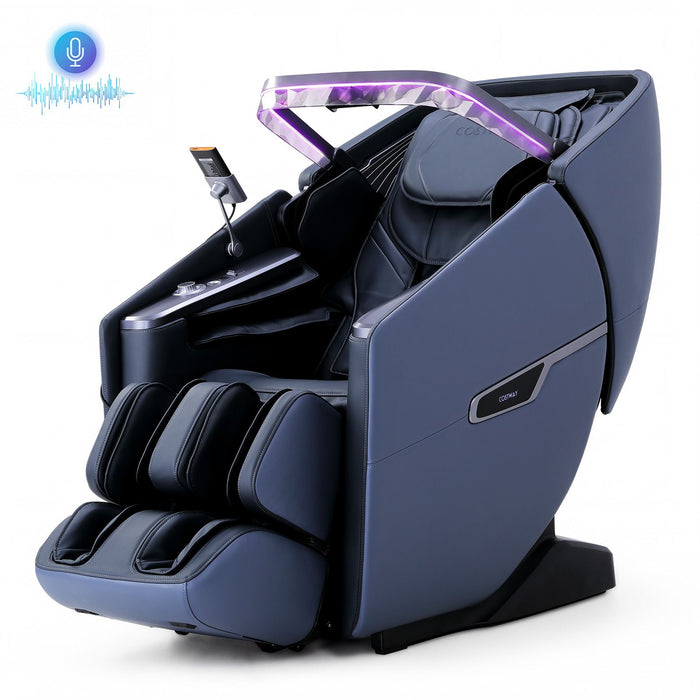 4D Full Body Massage Chair with Heating Shawl and Airbags