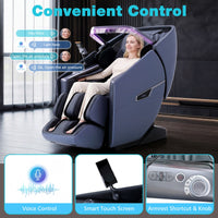 4D Full Body Massage Chair with Heating Shawl and Airbags