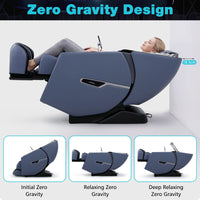 4D Full Body Massage Chair with Heating Shawl and Airbags