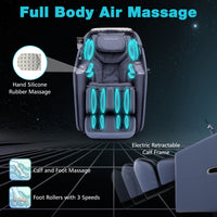 4D Full Body Massage Chair with Heating Shawl and Airbags
