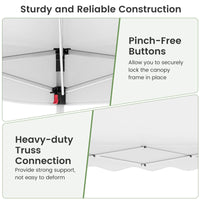 3 X 3 m Pop up Canopy Tent Portable Foldable Outdoor Patio Shelter w/Wheeled Bag