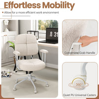 Upholstered Task Chair Adjustable Swivel Chair