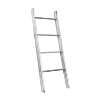 4-Tier Wooden Wall Leaning Ladder Shelf
