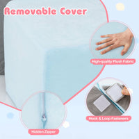 4-in-1 Foam Climbing Blocks with Slide and Stair