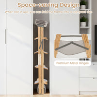 5-Level Solid Pine Cat Tower with Top Perch and Sisal Scratch Post