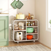5-Tier Bookshelf with Metal Frame and Freestanding Storage Shelving Unit for Living Room