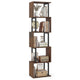 5-Tier Modern Bookshelf with Sturdy Metal Frame for Home Office and Living Room