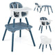 5 in 1 Convertible Baby High Chair, Infant Dining Chair Booster Seat w/Removable Tray