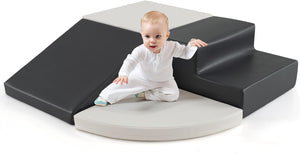 4-Piece Soft Toddler Corner Climbing Sliding Blocks