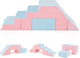 4-in-1 Foam Climbing Blocks with Slide and Stair