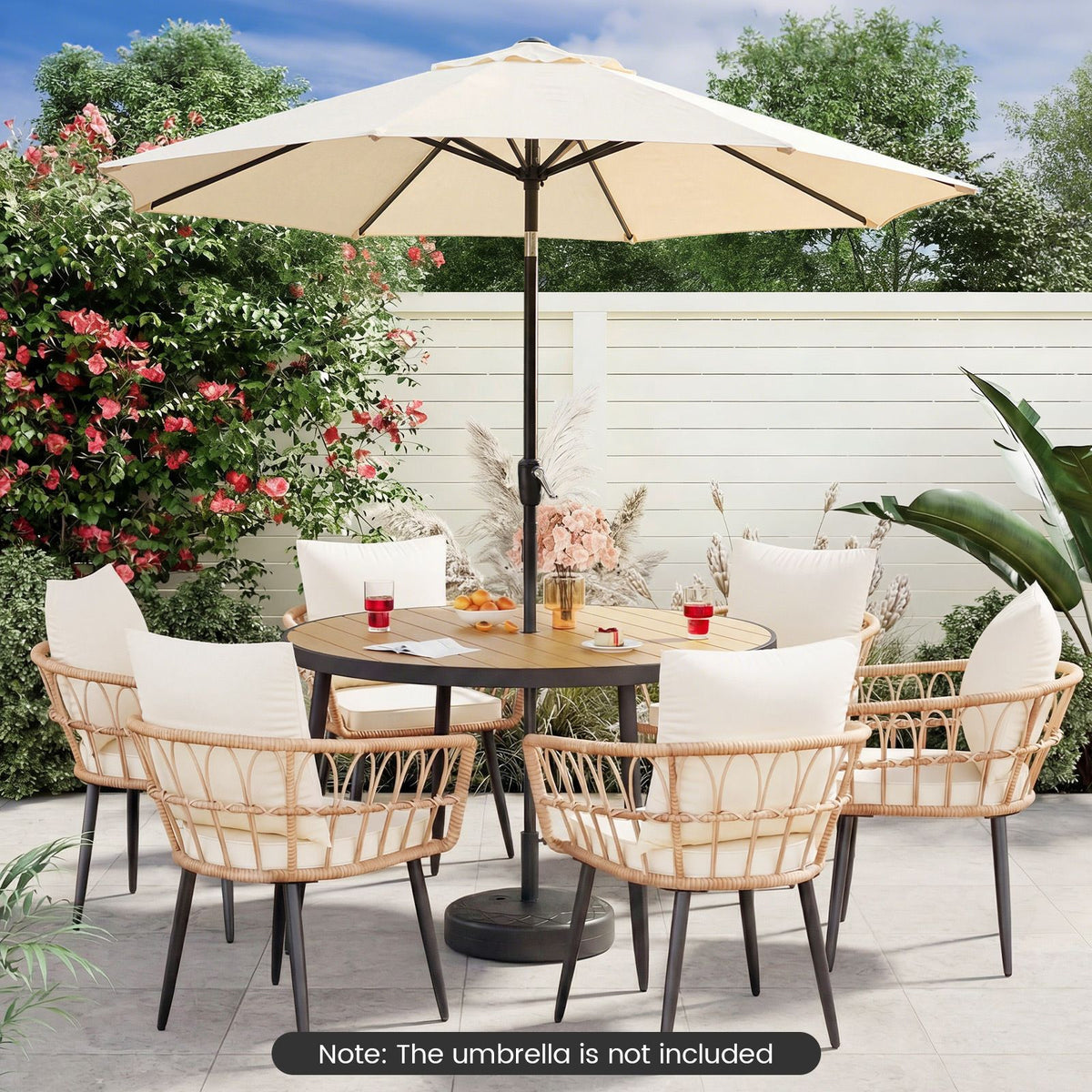 52kg Fillable Round Umbrella Base 55cm for 39-49mm Poles