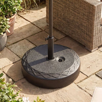 52kg Fillable Round Umbrella Base 55cm for 39-49mm Poles