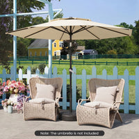 52kg Fillable Round Umbrella Base 55cm for 39-49mm Poles