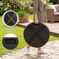 52kg Fillable Round Umbrella Base 55cm for 39-49mm Poles