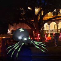 1.8M Halloween Inflatable Spider w/ LED Lights & Powerful Blower