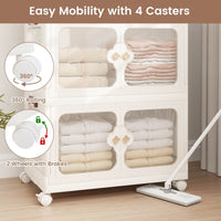 3/4 Tier Stackable Storage Bins with Lids