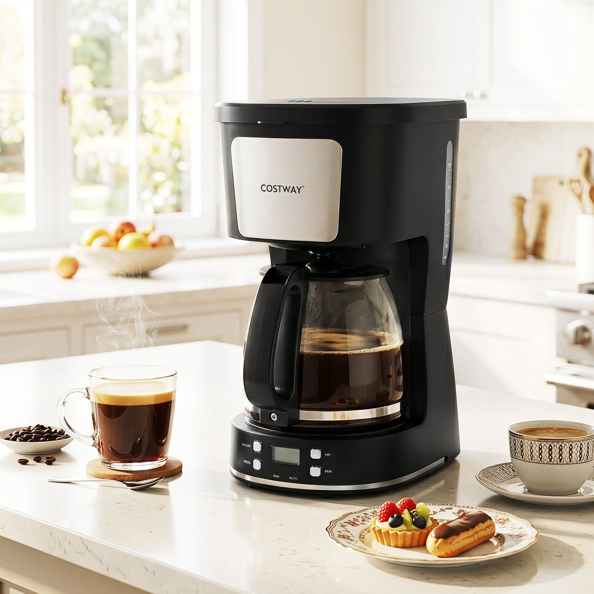 6-Cup Drip Coffee Maker for Home and Office