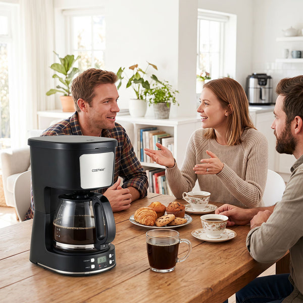 6-Cup Drip Coffee Maker for Home and Office