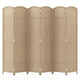 6-Panel Folding Room Divider Tall Privacy Screen Freestanding Wall Divider