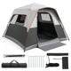 6-Person Outdoor Camping Tent Blackout Instant Cabin with Rainfly