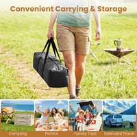 6-Person Outdoor Camping Tent Blackout Instant Cabin with Rainfly