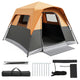 6-Person Outdoor Camping Tent Blackout Instant Cabin with Rainfly
