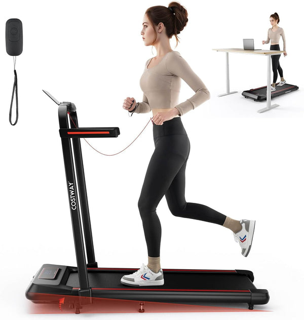 3.0 HP 2 in 1 Folding Treadmill with Incline Remote Control