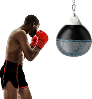 Water Punching Bag, 45cm 50kg Heavy Punching Bag with Adjustable Metal Chain