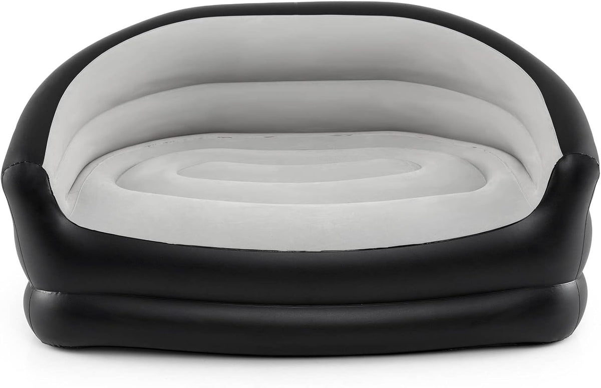 Inflatable Loveseat Couch, Portable & Foldable 2-Seater Air Sofa for Adults