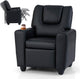 Kids Recliner Chair, Push Back Toddler Sofa with Cup Holder