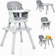 8 in 1 Baby Highchair, Convertible High Chair for Infants w/Adjustable & Washable Tray