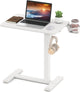 Mobile Standing Desk, Height Adjustable Overbed Bedside Table