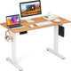 Electric Standing Desk with 3 Memory Height Settings and 2 Hanging Hook