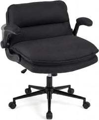 Criss Cross Chair on Wheels with Flip-up Arms Adjustable Height