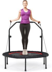 40” Foldable Trampoline with 2 Resistance Bands