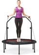 Foldable Trampoline with 2 Resistance Bands