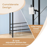 Over-The-Toilet 4-Tier Storage Cabinet
