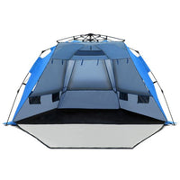Foldable Portable Instant Pop-up Beach Tent for 3-4 Persons with Carry Bag