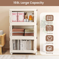 3/4 Tier Stackable Storage Bins with Lids