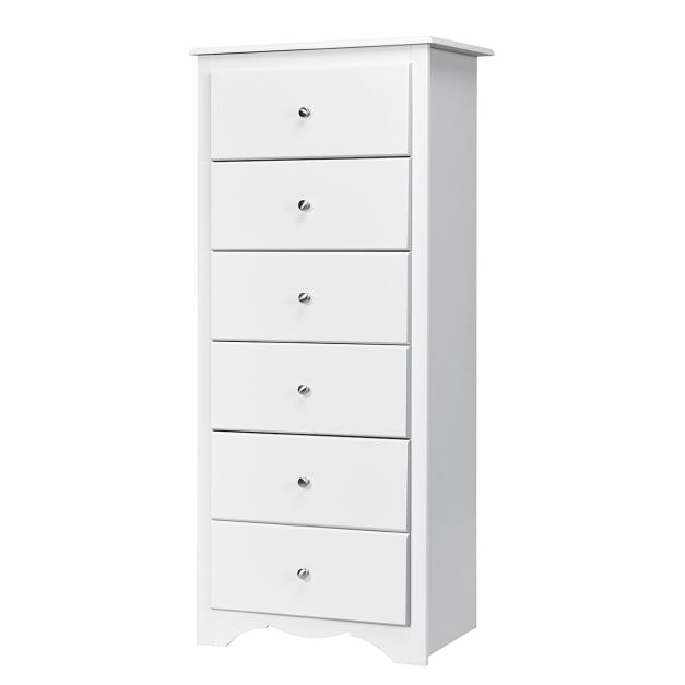Giantex Chest of 6 Drawers, Free Standing Storage Cabinet, Wooden Storage Dresser Tallboy Cabinet