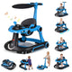 6-in-1 Baby Walker with Canopy for 7-18 Months