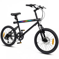6-Speed Commuter Bicycle with Stereo Speakers and 2 Disc Brakes